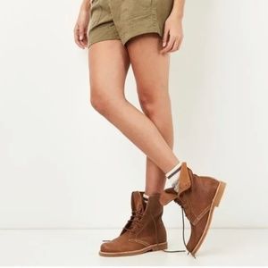 Roots Brown Combat & Moto Boots